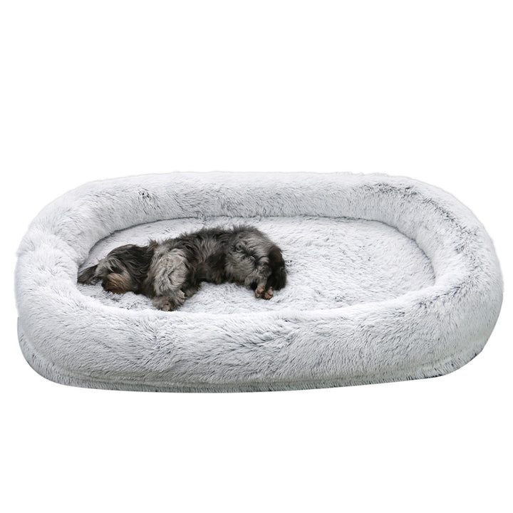 Plush Faus Fur Teppe Hundefläge