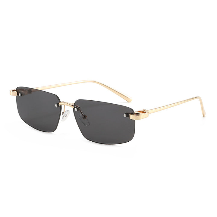 Women's fashionable rectangular sunglasses with minimalist frame Skanto