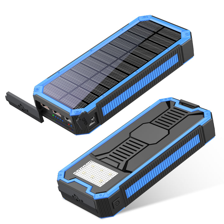Bærbar solenergi-powerbank med høykvalitetsdesign og flere utganger Skanto