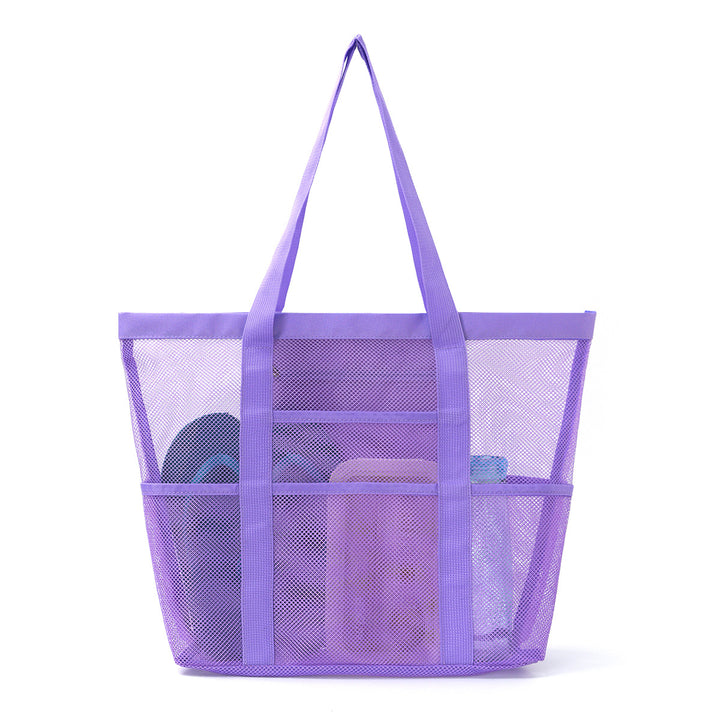 Stor strandbag av pustende mesh-materiale Skanto