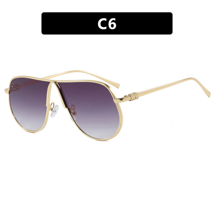 Women's pilot sunglasses with high-quality metal frame and polarized lenses Skanto