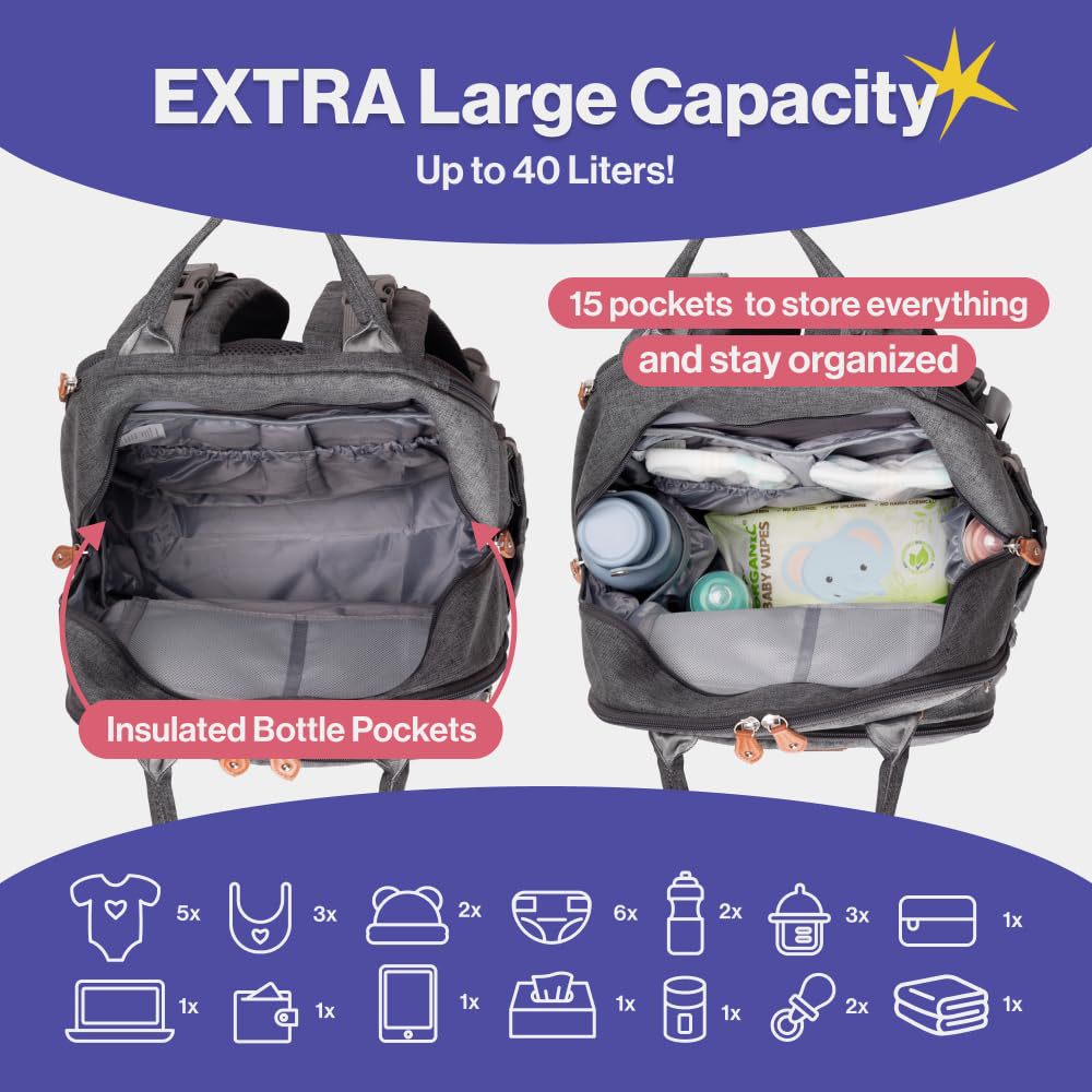 Multifunksjonell Laptop-Ryggsekk med Organizer Skanto