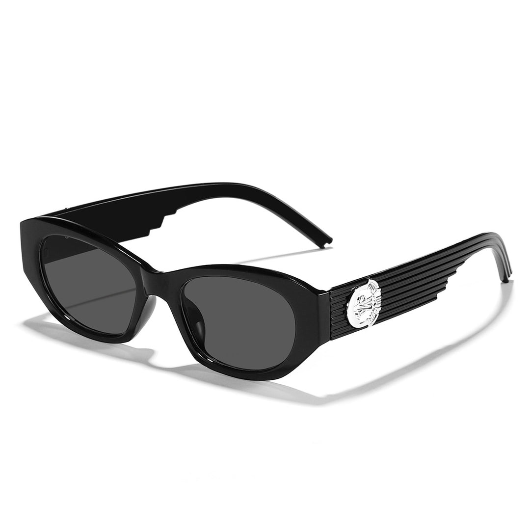 Dame Designer-solbrille i elegant transparent design Skanto