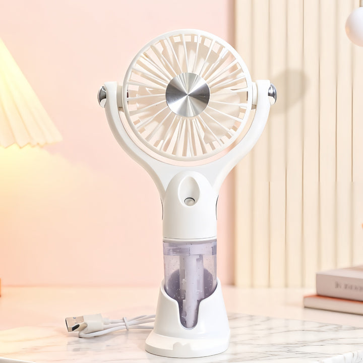 Damer bærbar sprayvifte med USB-ladefunksjon og ergonomisk design Skanto