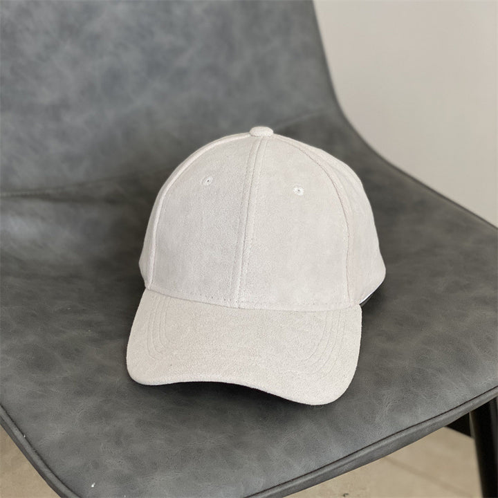 Herre Suede Tekstur Klassisk Caps Skanto