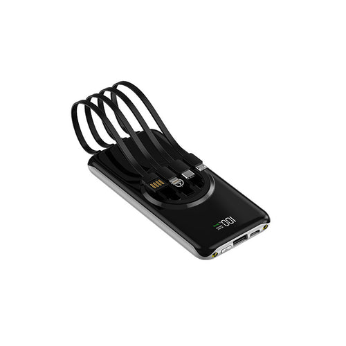 Bærbar powerbank med hurtigladingsfunksjon og LED-skjerm Skanto