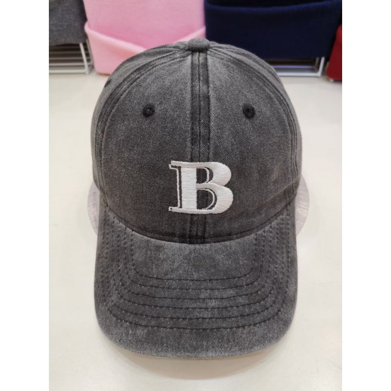 Kvinne Slitt Kato Baseball Caps med Bokstav Broderi Skanto