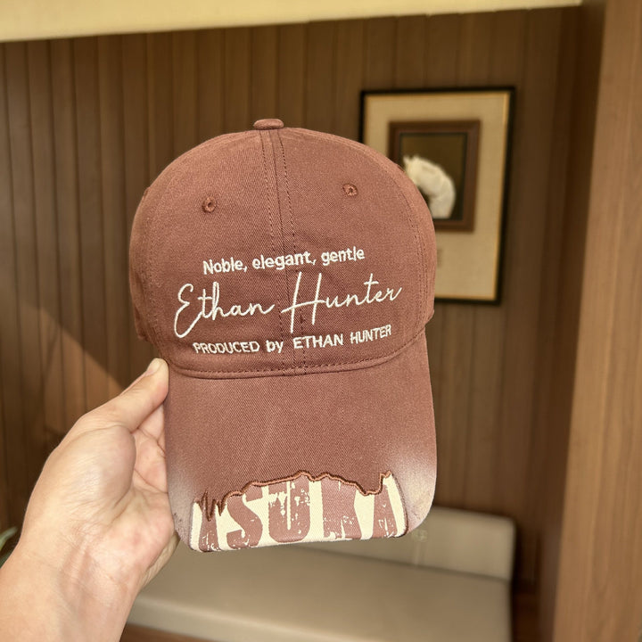 Herre Casual Vintage Brodert Caps Skanto