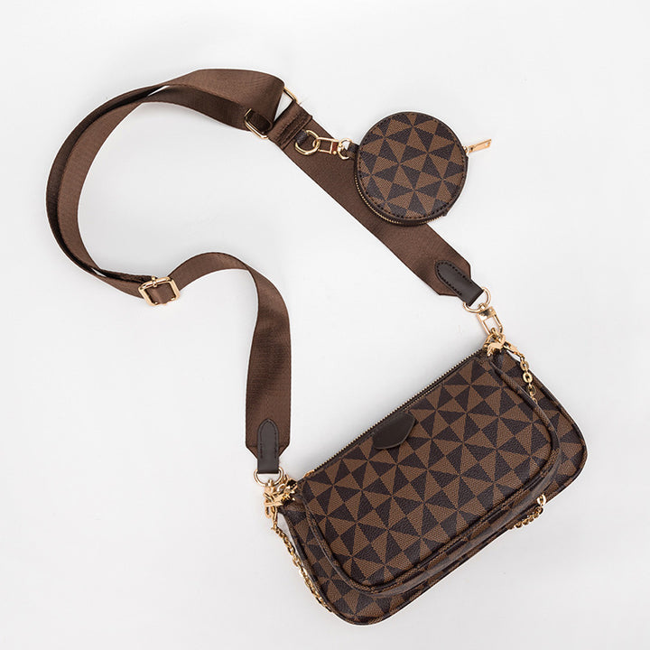 Moderne Crossbody-veske med allsidig fanesystem Skanto
