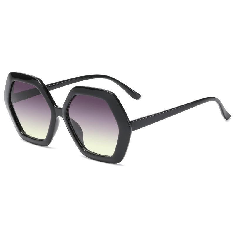 Dame geometrisk solbrille med moderne design Skanto