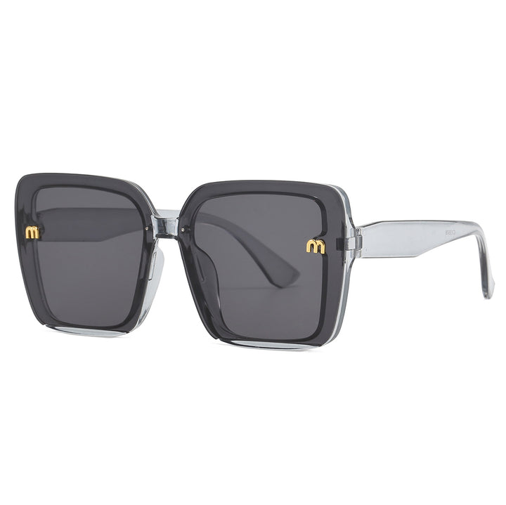 Dame kvadratisk solbrille med elegant ramme Skanto