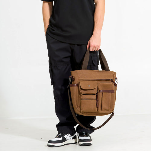 WoMulti-Lomme Utility Tote Bag Skanto