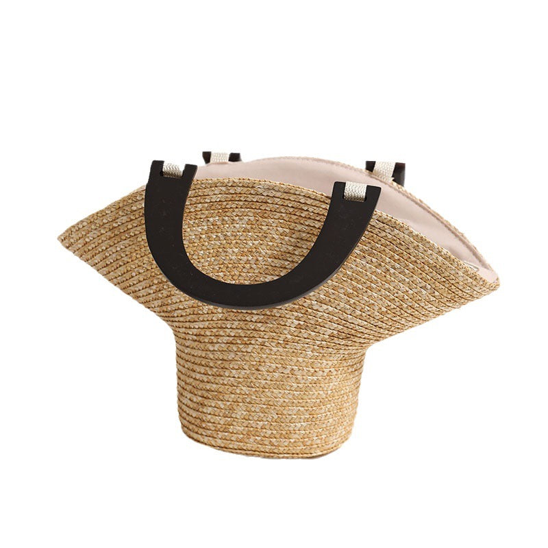 Modern handbag with stylish plastic handles Skanto