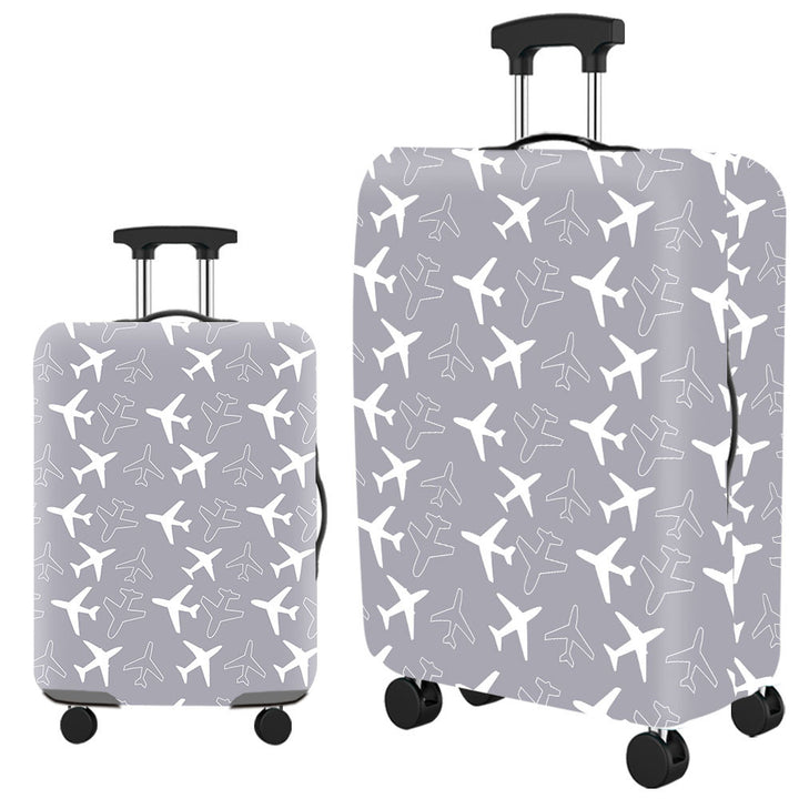 Morsom puslespilldesign med hjul koffert Skanto