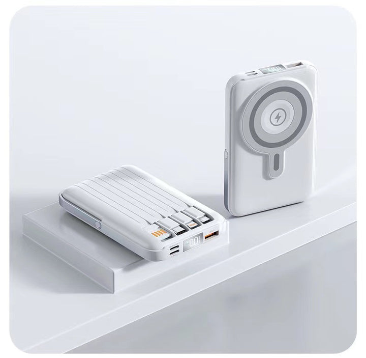 Bærbar Powerbank med intelligent hurtigladefunksjon og LED-skjerm Skanto