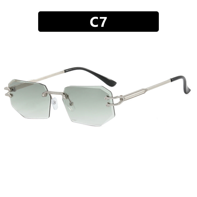 Damer geometrisk mote-solbrille Skanto