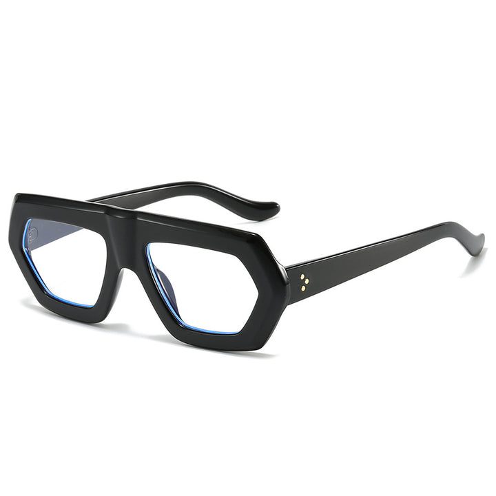 Women's Fashionable Optical Glasses in Extravagant Hexagon Design Skanto