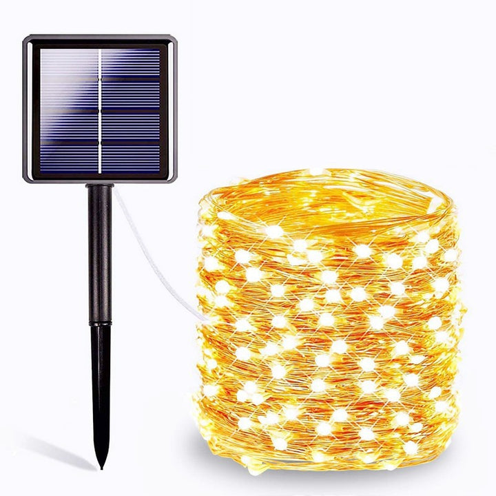 LED Fe Fairy Lights Ultra-Tynn Sølvtråd Batteridrevet Sprutsikker Dekorativ Belysning Skanto