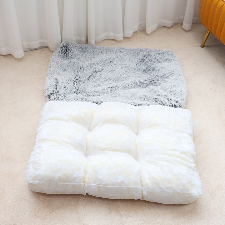 Unisex Fuzzy og ortopedisk kjæledyrseng Skanto