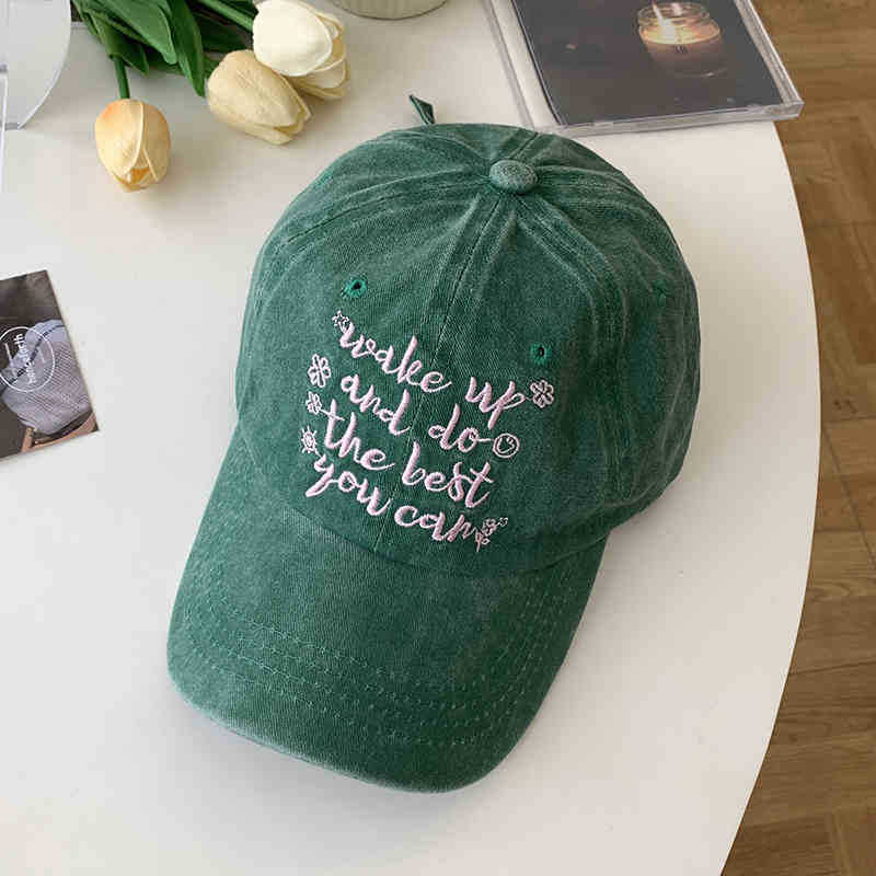 Kvinnens Motiverende Brodert Caps Skanto