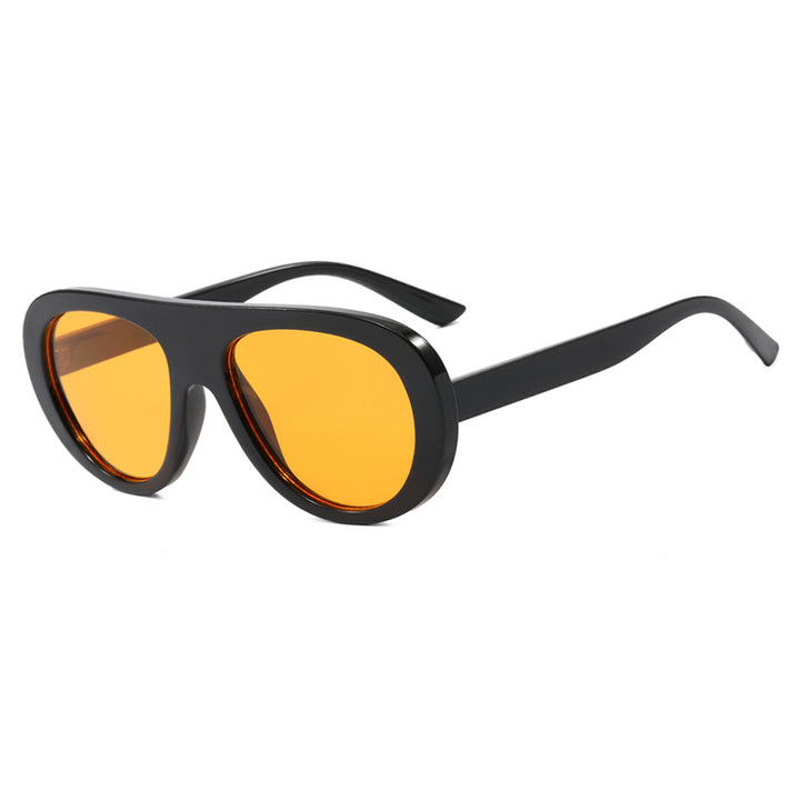 Women's stylish sunglasses with unique futuristic design Skanto