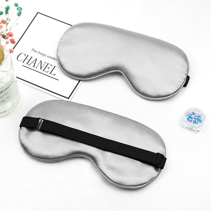 Unisex nan luksuriøs silk søvnmaske med konturert øyeutskjæring og justerbart elastisk bånd Skanto