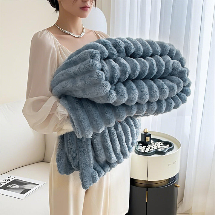 Dame luksus fleece-pledd Skanto