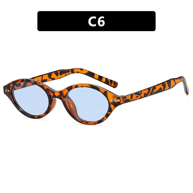 Women's cat-eye sunglasses with unique pattern Skanto