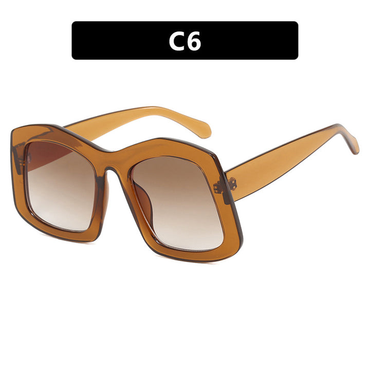 Damer stor solbrille med moteriktig design og UV-beskyttelse Skanto