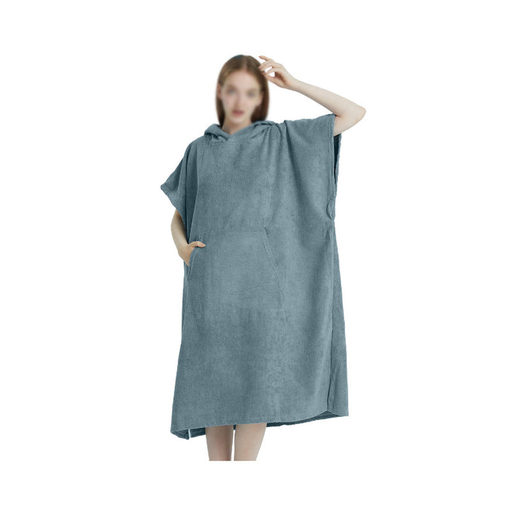 Fluffy Hettebadponcho Skanto