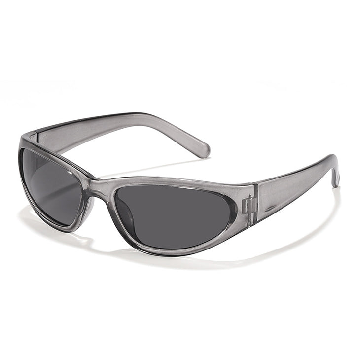 Dame moteriktig solbrille i futuristisk stil Skanto