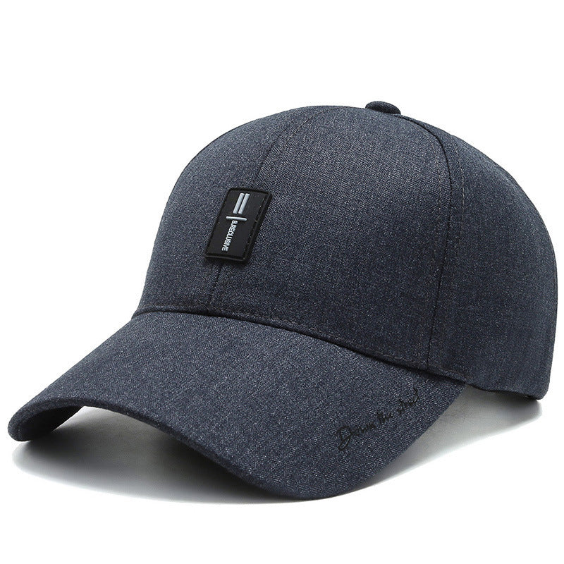 Herre Strukturert Denim Basesball Caps Skanto