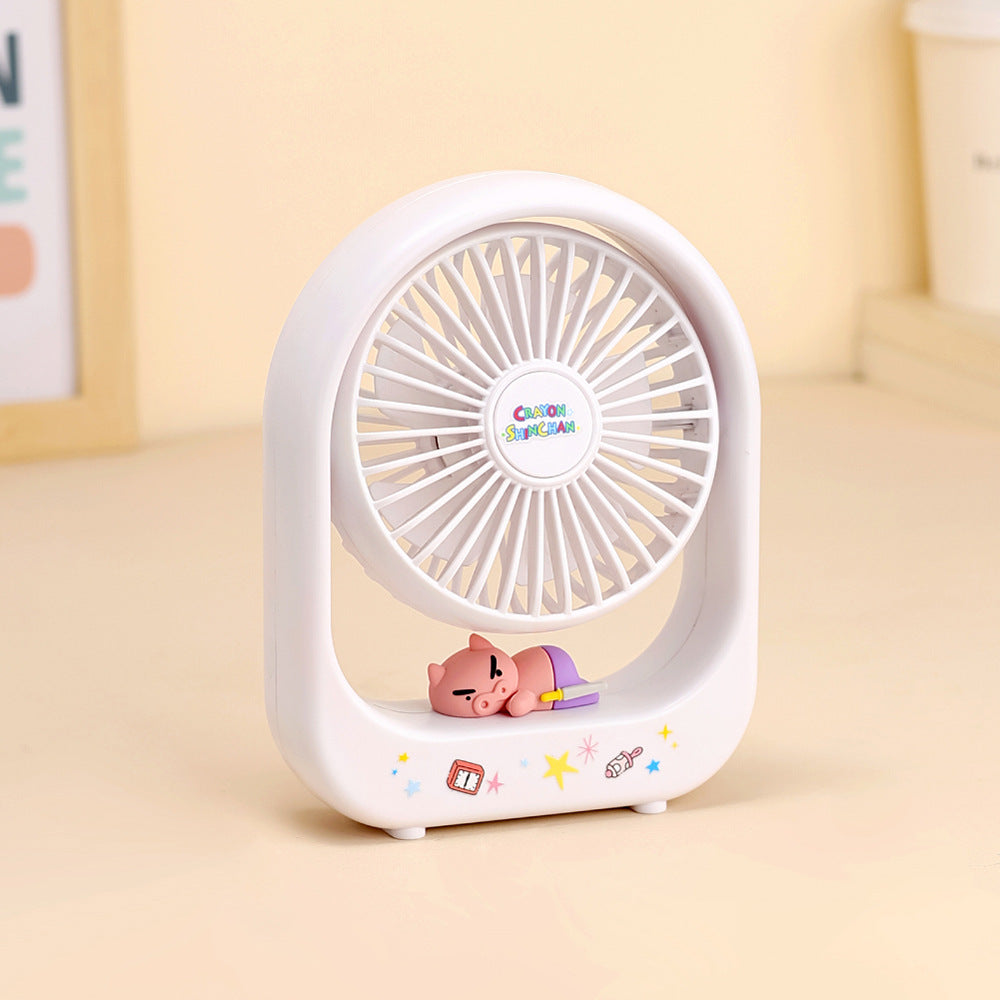 Søt tegneseriefigur mini vifte Skanto