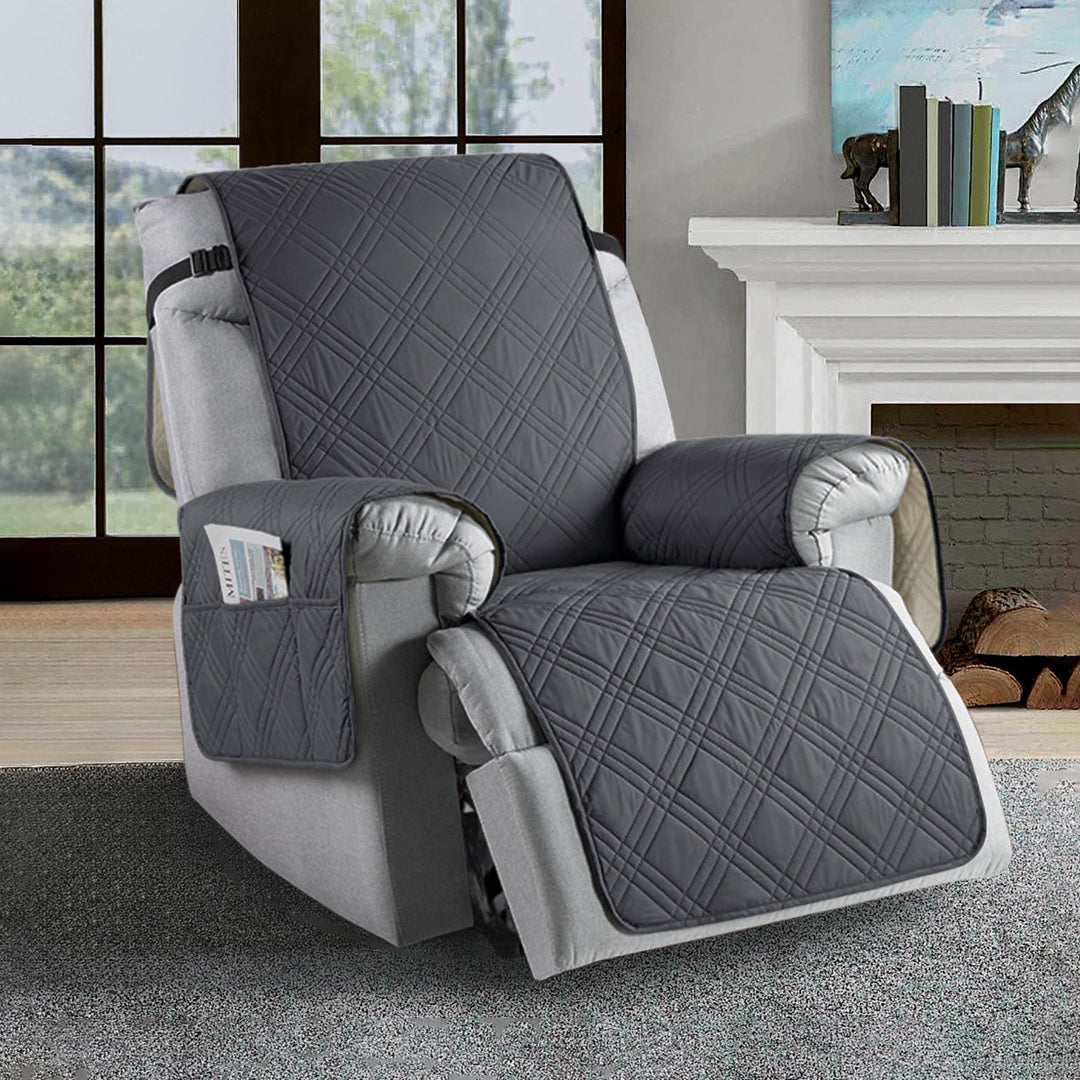 Skanto | Vanntett Recliner Trekk | Slitesterk Mikrofiber, Flekkresistent & Universell Passform for Hjemmets Beskyttelse