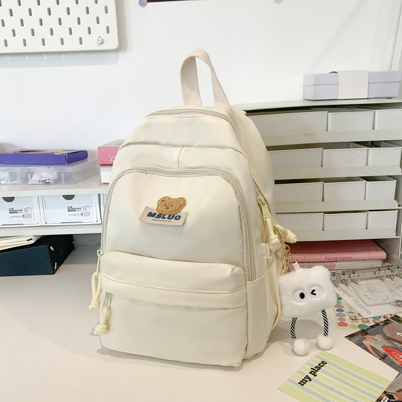 K Casual Multi-Pocket Skole Rygsekk