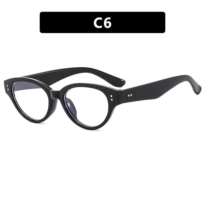 Dame Cat-Eye solbriller i elegant design med bred ramme Skanto