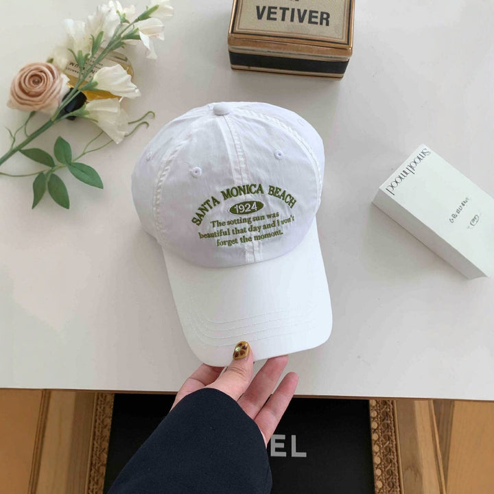 Dame's Casual Brodert Caps Skanto