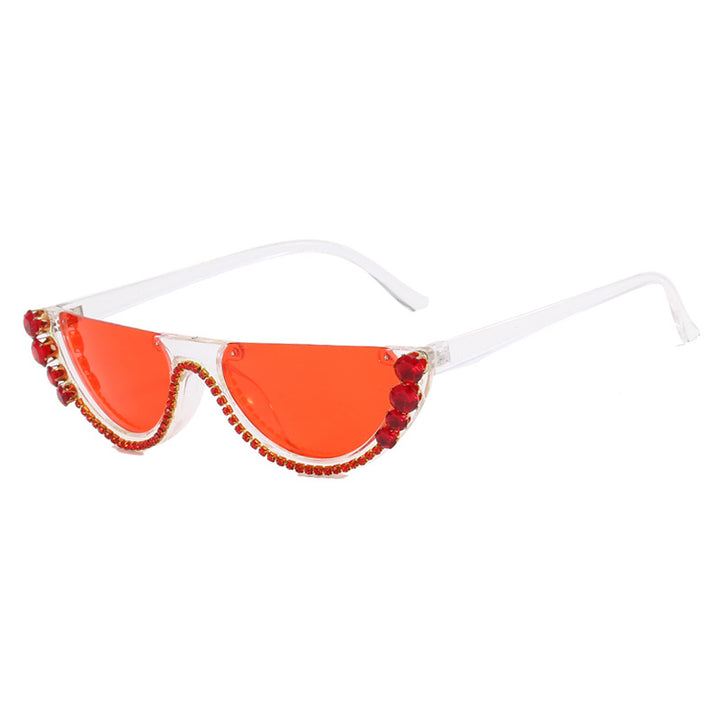 Women's stylish designer sunglasses with sparkling accents Skanto