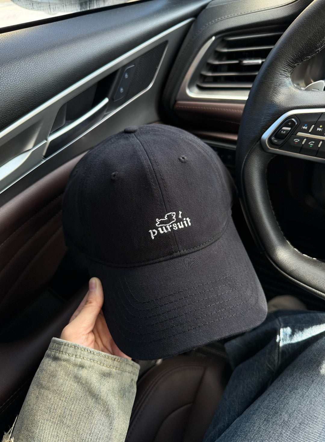 Herreklassisk brodert justerbar baseballcaps Skanto
