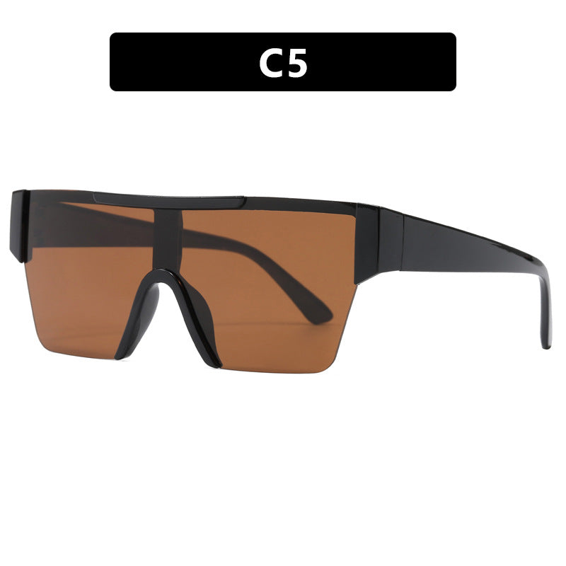 Women's futuristic sports sunglasses with UV protection and wide lens area Skanto