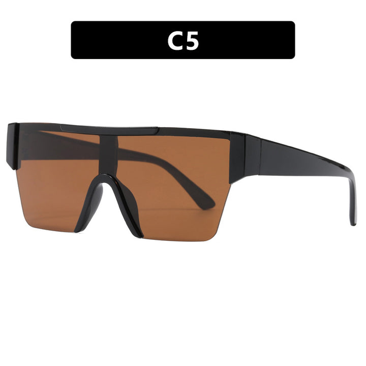Women's futuristic sports sunglasses with UV protection and wide lens area Skanto
