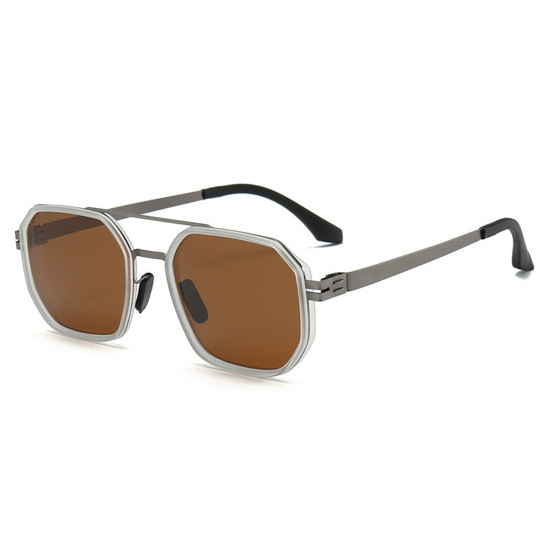 Damer Elegant Åttkantet Solbrille Skanto