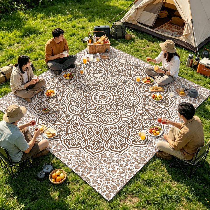 Mandala Design Strandmat Skanto