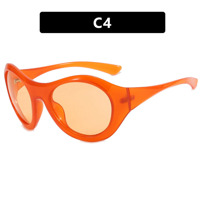Women's retro-inspired sunglasses with oversized frame and protective lenses Skanto