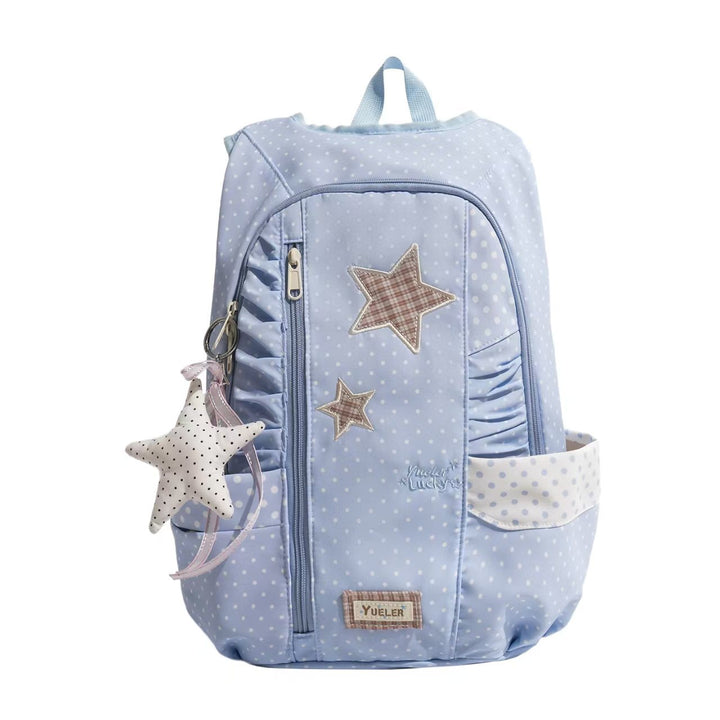 Star-Appliqué Lettvekts Ryggsekk Skanto