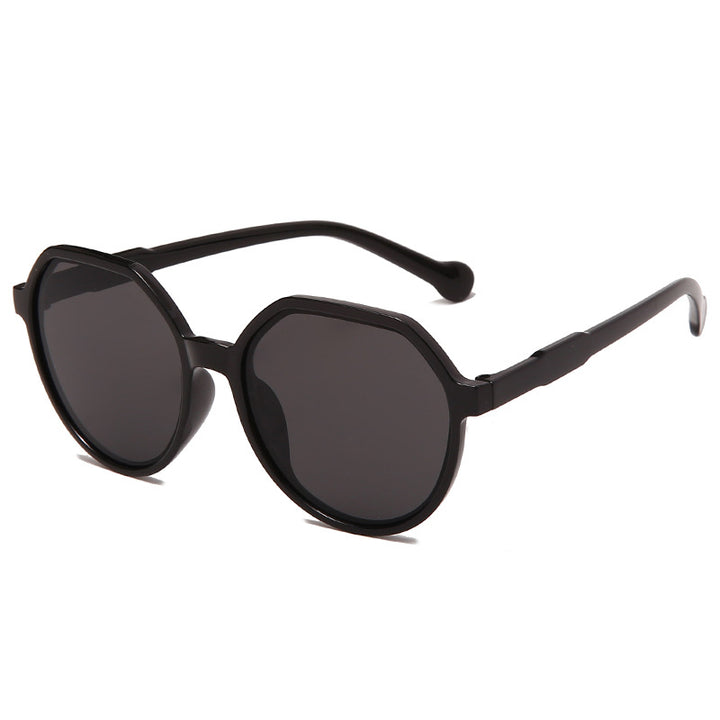 Dame moter solbrille med markant åttekant-design Skanto