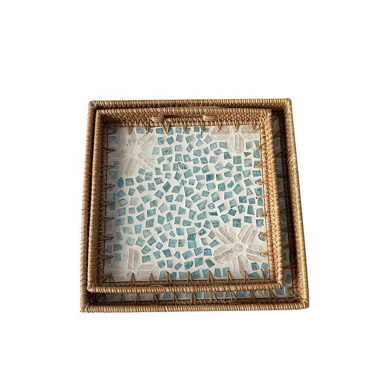 Dame dekorative Mosaikkserveringsfatsett Skanto