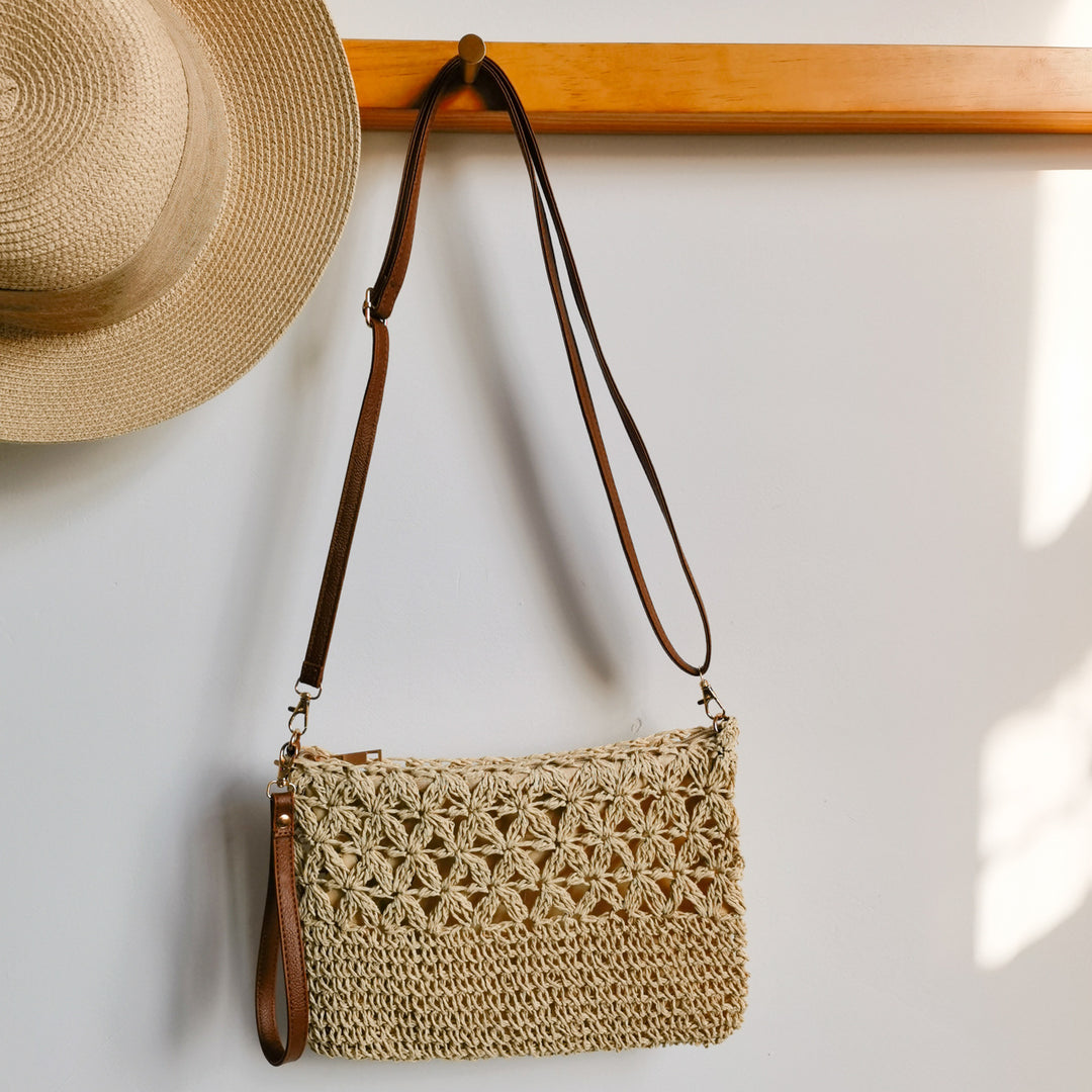 Håndlaget Makramee Clutch Skanto