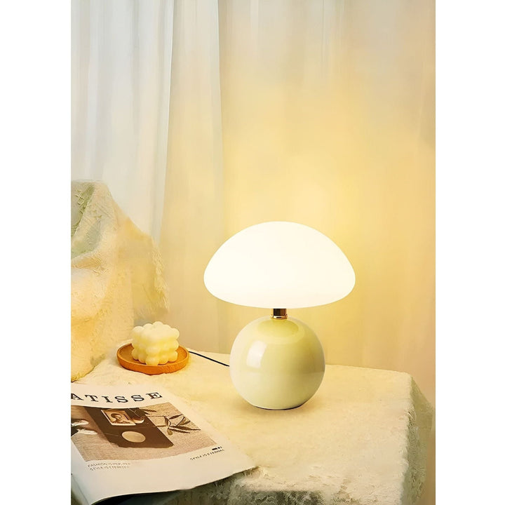 CreamyShine Lampe - Koselig Sopplampe til Nattbord | Skanto