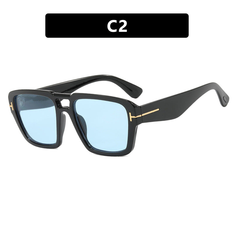 Damer moteriktig kvadratisk solbrille Skanto